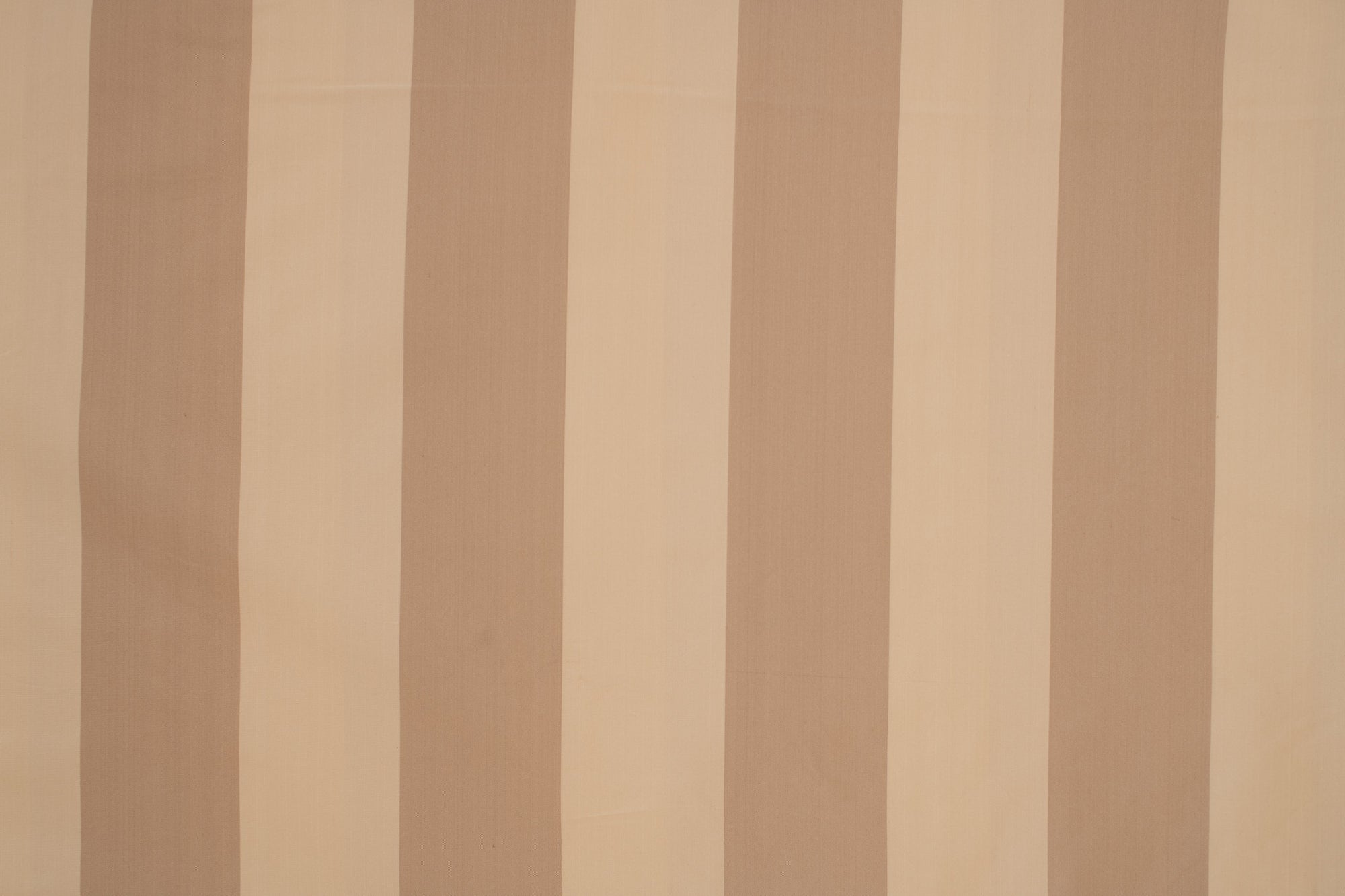 Cream and Tan 1.5" Wide Striped Silk