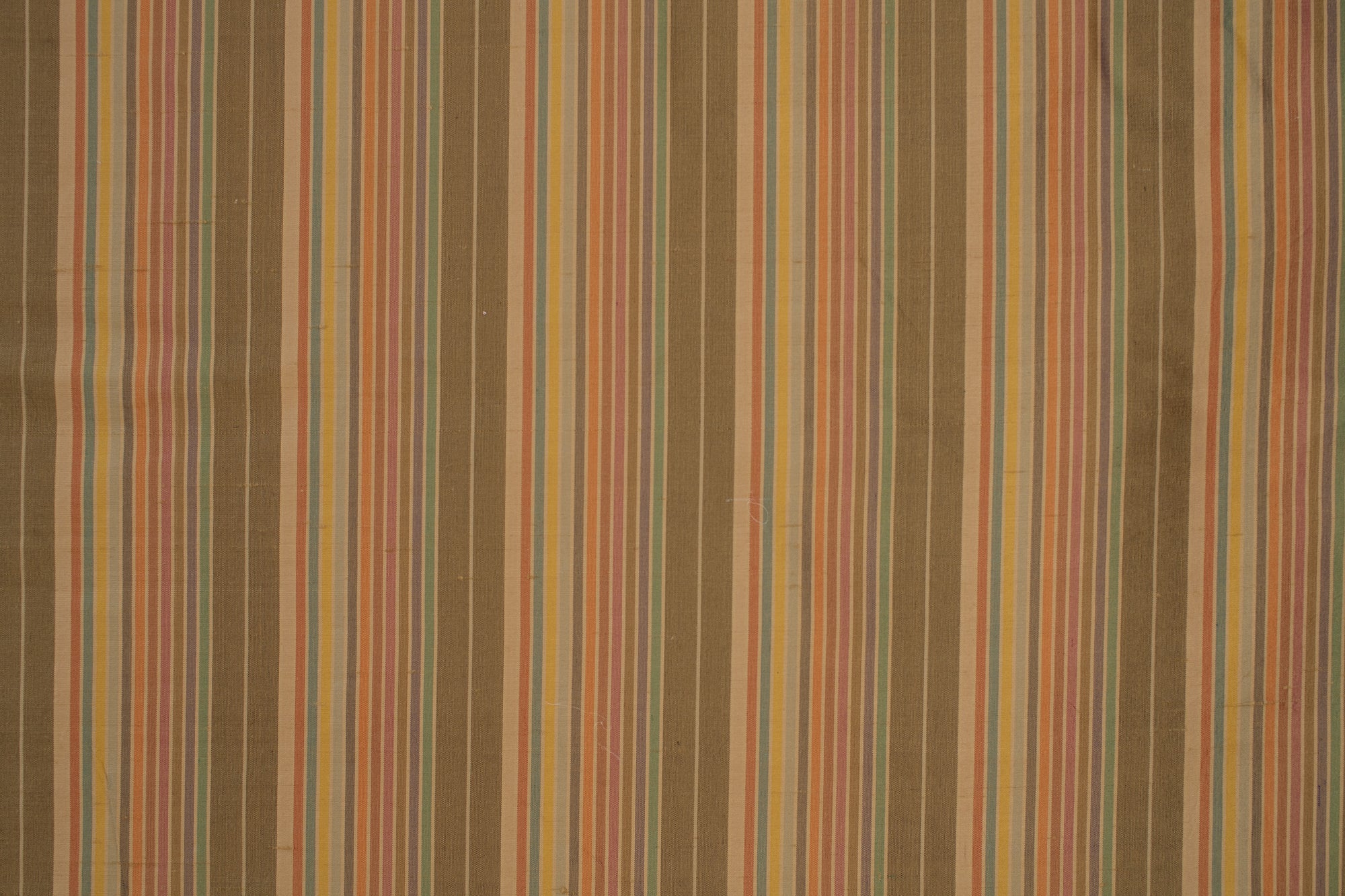 Multicolored Stripe Silk