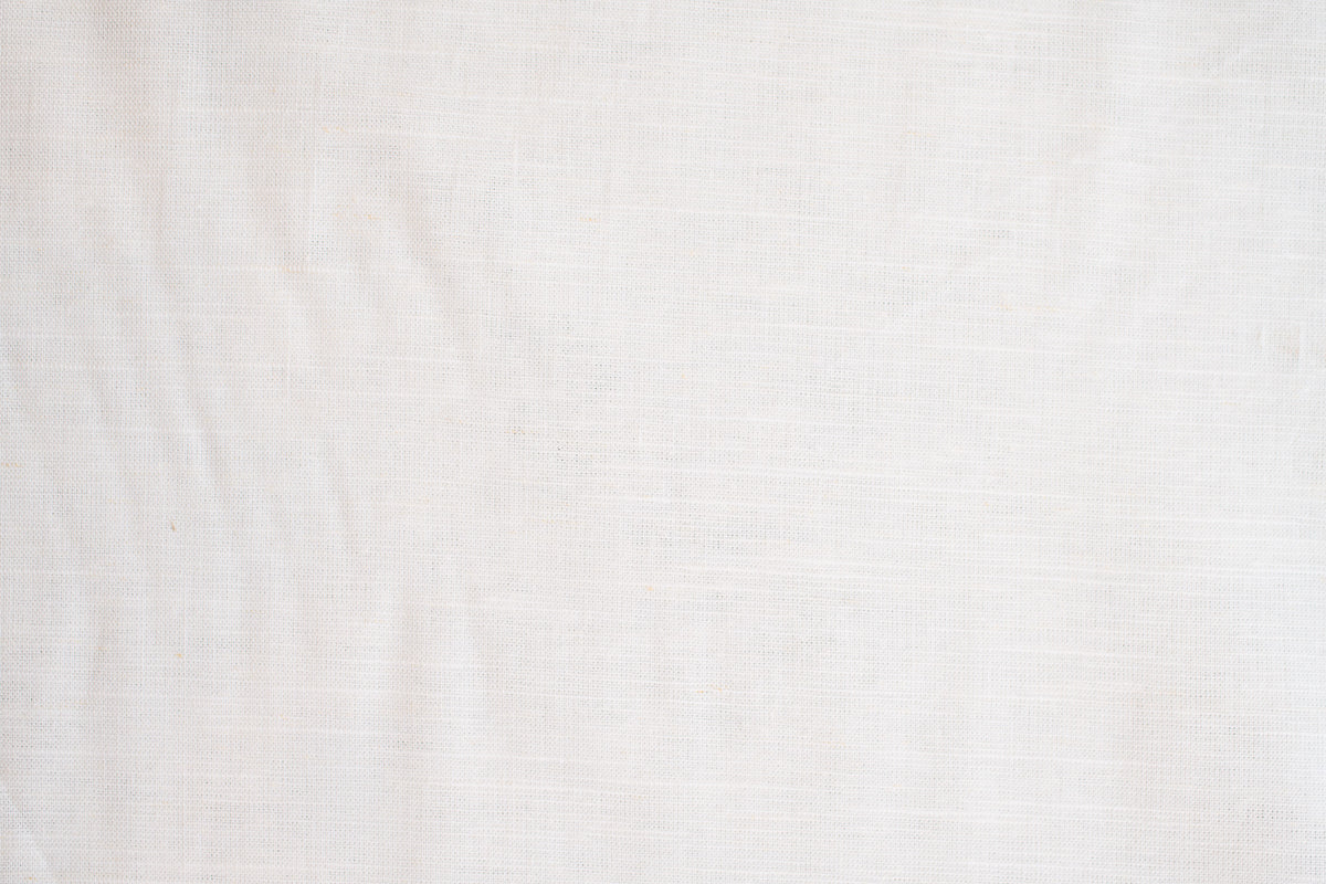 White Short Fiber Linen