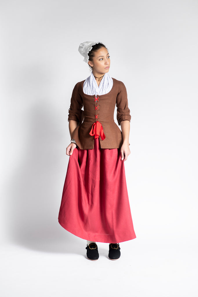 Red Linen Petticoat