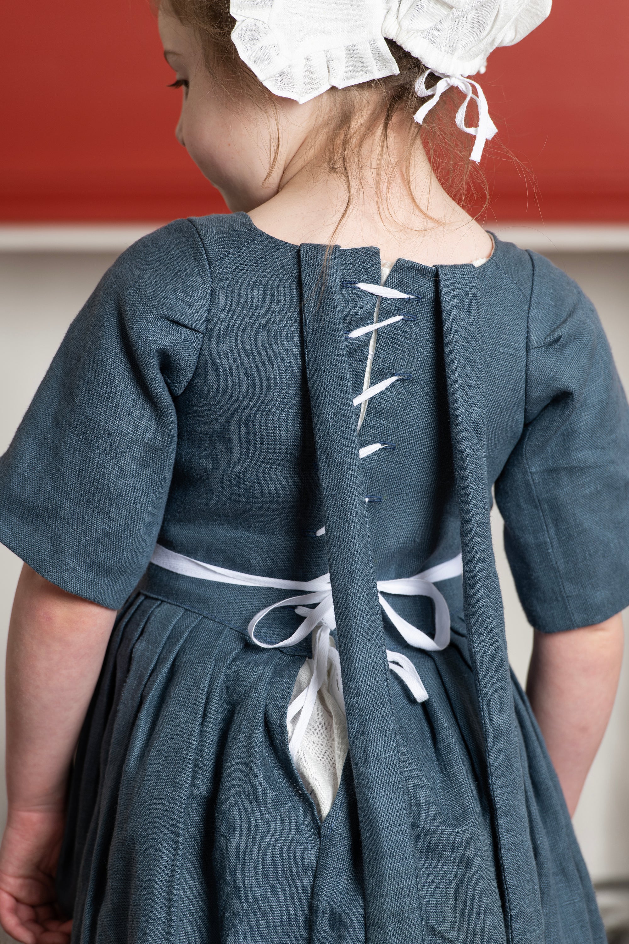 Robe de filles | Lin Bleu